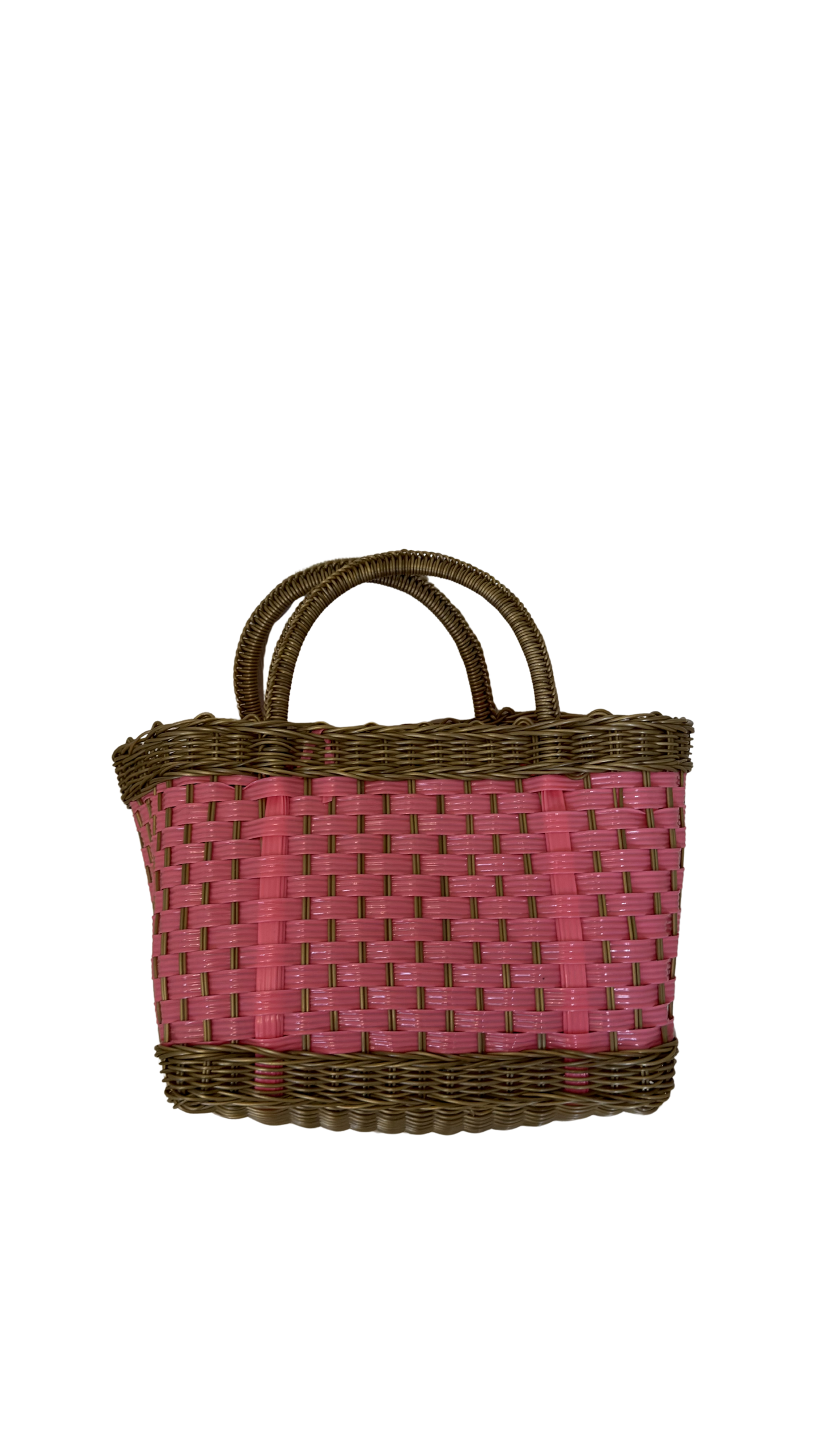 Medium Pink and Brown Bag
