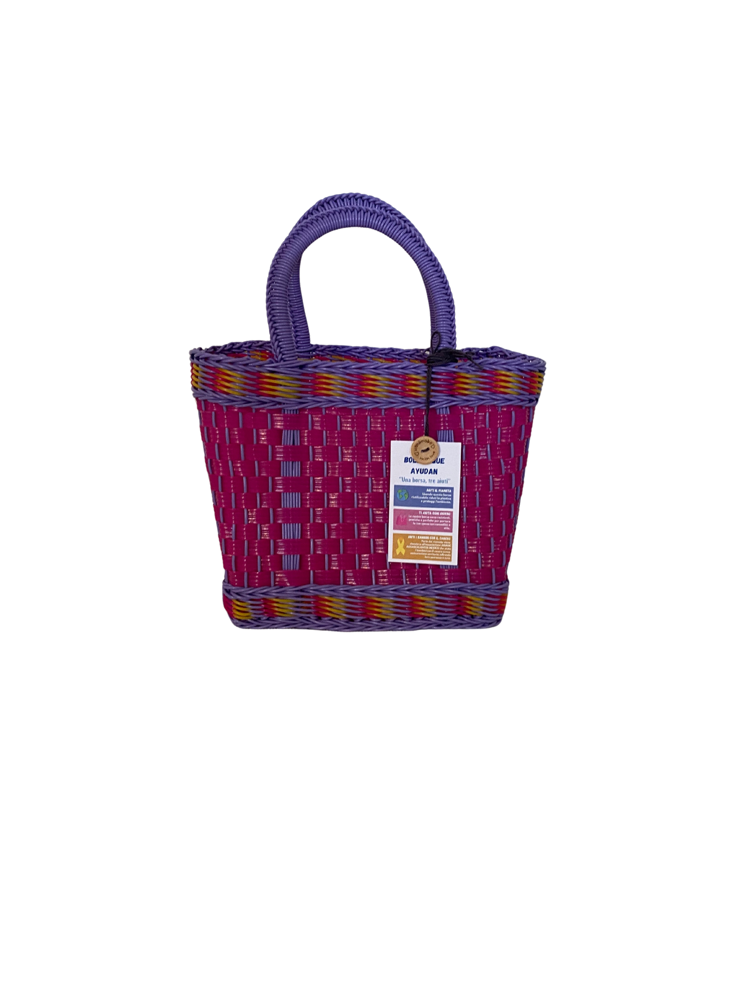 Small Bag Purple and Dark Pink