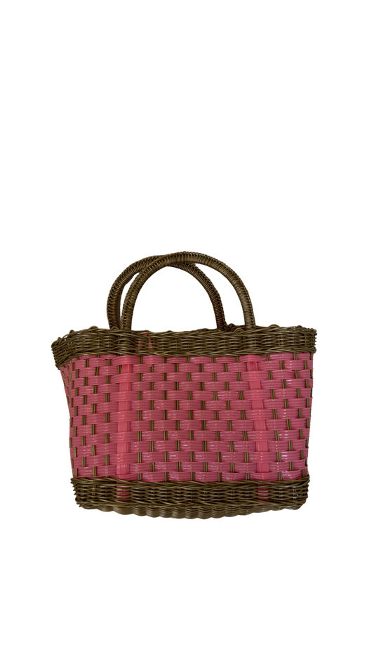 Medium Pink and Brown Bag