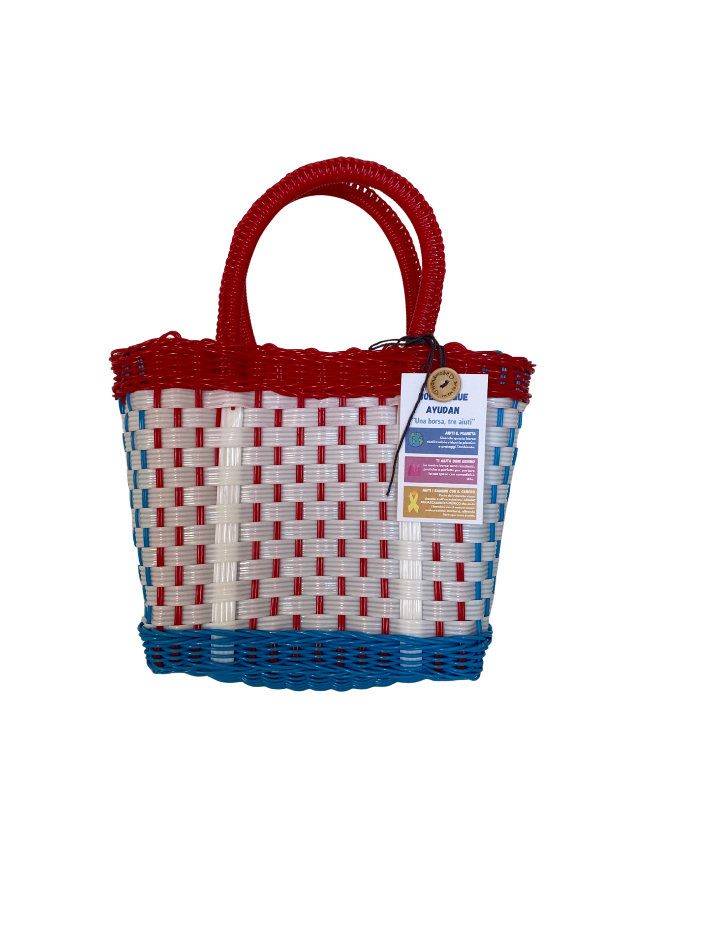 Small bag Red Blue and White