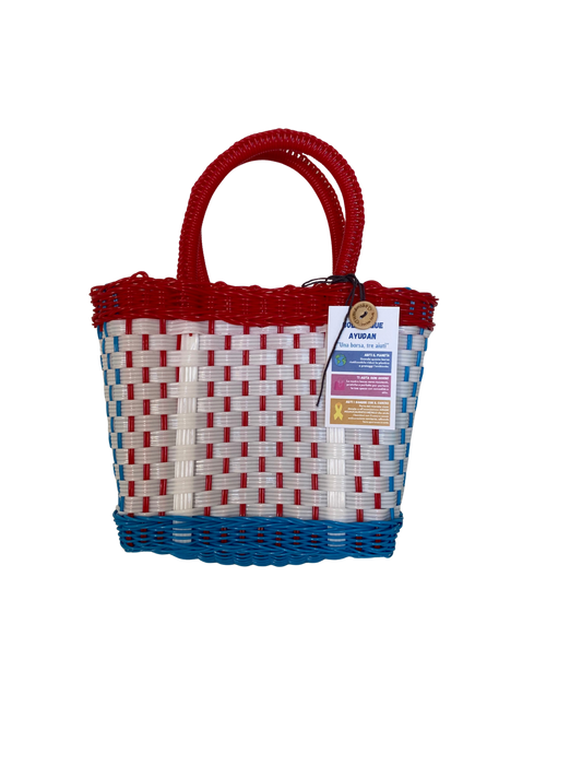 Small bag Red Blue and White