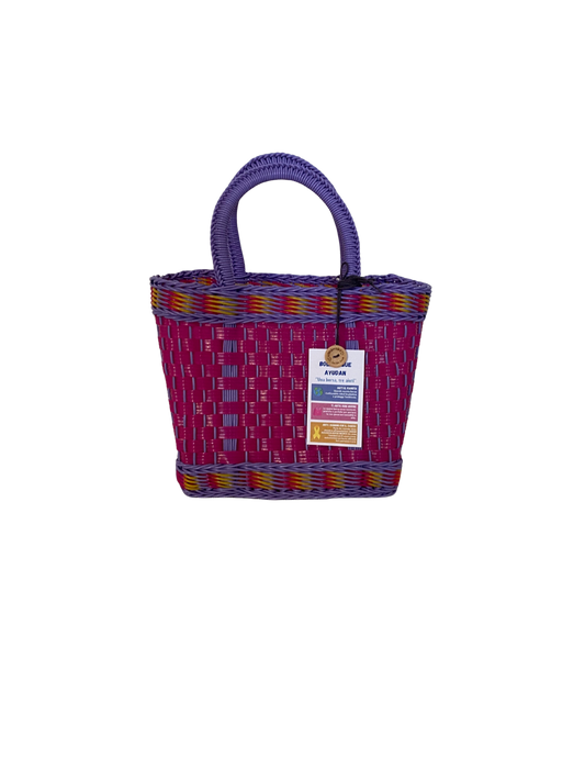 Small Bag Purple and Dark Pink