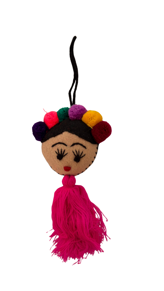 Frida Kahlo Red Pendant