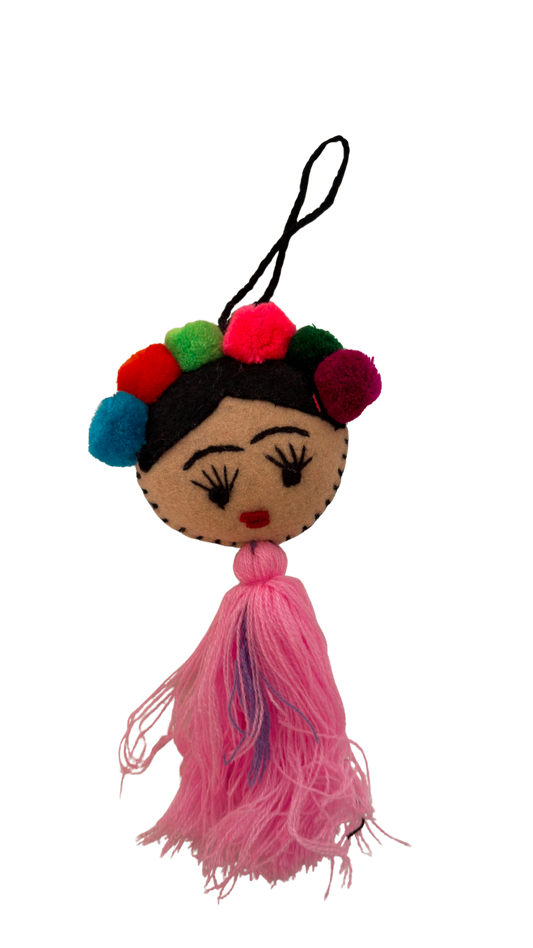 Frida Kahlo Pink Pendant