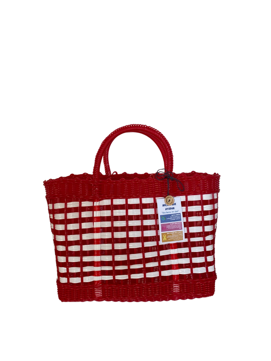 Large Bag Red and White